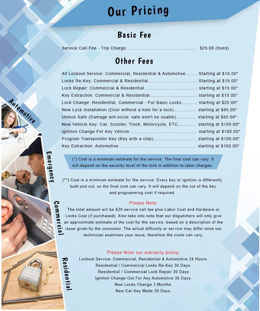 City Locksmith Services Chicago, IL 312-973-4906